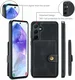 CaseMe JH-01 Samsung Galaxy A55 Hoesje Magnetische Kaarthouder Zwart afbeelding 7