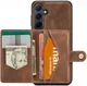 CaseMe JH-01 Samsung Galaxy A55 Hoesje Magnetische Kaarthouder Bruin afbeelding 2
