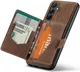 CaseMe JH-01 Samsung Galaxy A55 Hoesje Magnetische Kaarthouder Bruin afbeelding 9