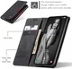CaseMe 013 Samsung Galaxy A55 Hoesje Book Case met Standaard Zwart afbeelding 6