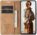 CaseMe 013 Samsung Galaxy A55 Hoesje Book Case met Standaard Bruin