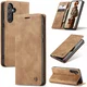 CaseMe 013 Samsung Galaxy A55 Hoesje Book Case met Standaard Bruin afbeelding 2