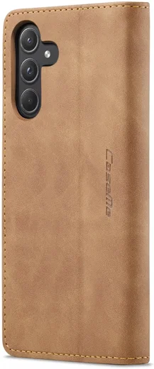 CaseMe 013 Samsung Galaxy A55 Hoesje Book Case met Standaard Bruin afbeelding 7
