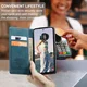 CaseMe 013 Samsung Galaxy A55 Hoesje Book Case met Standaard Blauw afbeelding 3