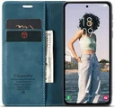 CaseMe 013 Samsung Galaxy A55 Hoesje Book Case met Standaard Blauw