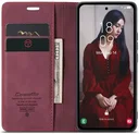 CaseMe 013 Samsung Galaxy A55 Hoesje Book Case met Standaard Rood