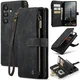 CaseMe C30 Samsung Galaxy A55 Hoesje Pasjeshouder Book Case Zwart afbeelding 2