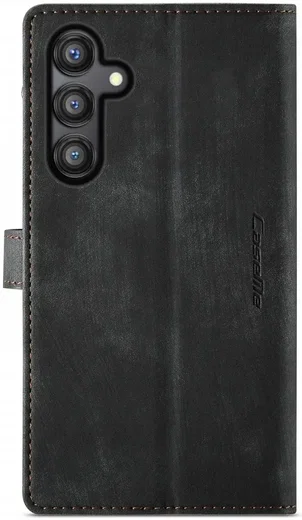 CaseMe C30 Samsung Galaxy A55 Hoesje Pasjeshouder Book Case Zwart afbeelding 6