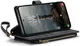 CaseMe C30 Samsung Galaxy A55 Hoesje Pasjeshouder Book Case Zwart afbeelding 7