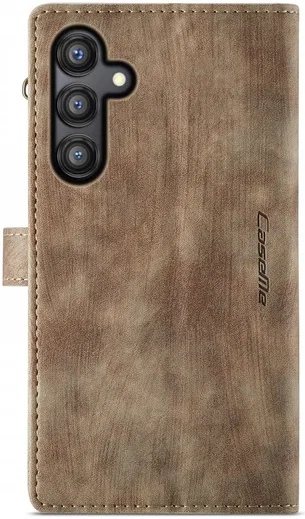 CaseMe C30 Samsung Galaxy A55 Hoesje Pasjeshouder Book Case Bruin afbeelding 6