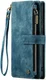 CaseMe C30 Samsung Galaxy A55 Hoesje Pasjeshouder Book Case Blauw afbeelding 1
