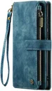 CaseMe C30 Samsung Galaxy A55 Hoesje Pasjeshouder Book Case Blauw