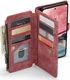 CaseMe C30 Samsung Galaxy A55 Hoesje Pasjeshouder Book Case Rood afbeelding 5