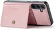 CaseMe JH-01 Samsung Galaxy A35 Hoesje Magnetische Kaarthouder Roze afbeelding 13