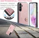 CaseMe JH-01 Samsung Galaxy A35 Hoesje Magnetische Kaarthouder Roze afbeelding 4