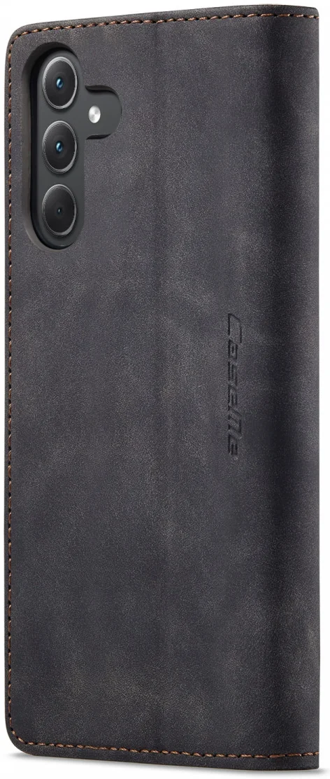 CaseMe 013 Samsung Galaxy A35 Hoesje Book Case met Standaard Zwart afbeelding 7