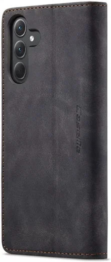 CaseMe 013 Samsung Galaxy A35 Hoesje Book Case met Standaard Zwart afbeelding 7