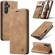 CaseMe 013 Samsung Galaxy A35 Hoesje Book Case met Standaard Bruin afbeelding 2