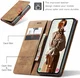 CaseMe 013 Samsung Galaxy A35 Hoesje Book Case met Standaard Bruin afbeelding 6