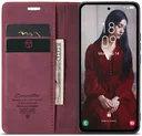 CaseMe 013 Samsung Galaxy A35 Hoesje Book Case met Standaard Rood
