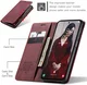 CaseMe 013 Samsung Galaxy A35 Hoesje Book Case met Standaard Rood afbeelding 6