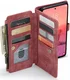 CaseMe C30 Samsung Galaxy A35 Hoesje Pasjeshouder Book Case Rood afbeelding 5