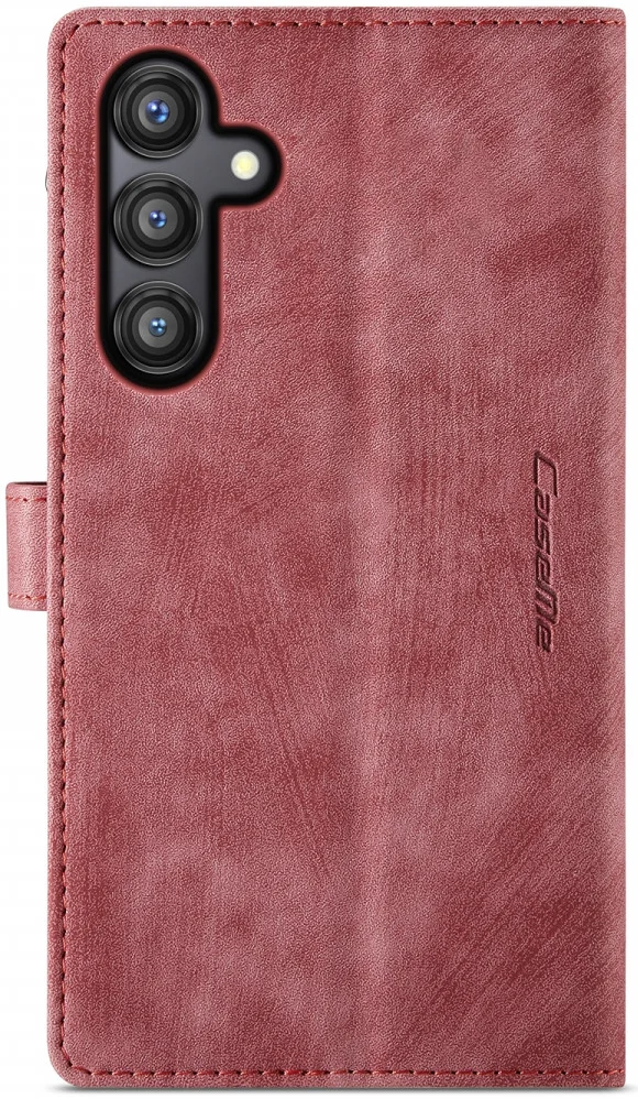 CaseMe C30 Samsung Galaxy A35 Hoesje Pasjeshouder Book Case Rood afbeelding 6