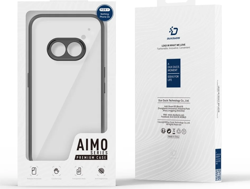 Dux Ducis Aimo Nothing Phone (2a) / (2a) Plus Hoesje Back Cover Zwart afbeelding 10