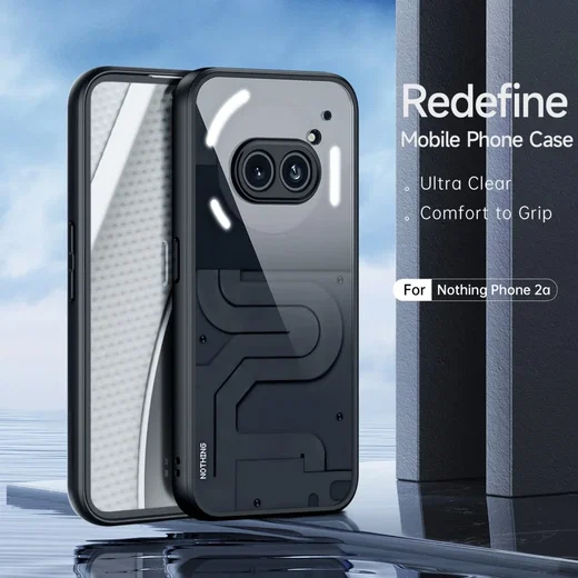 Dux Ducis Aimo Nothing Phone (2a) / (2a) Plus Hoesje Back Cover Zwart afbeelding 3
