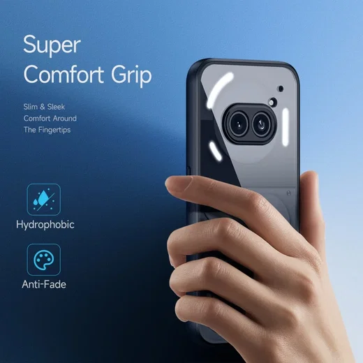 Dux Ducis Aimo Nothing Phone (2a) / (2a) Plus Hoesje Back Cover Zwart afbeelding 4