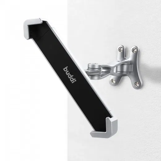 Buddi Lock Tablethouder Muur Schroefbevestiging Anti-Diefstal met Slot Zwart afbeelding 7