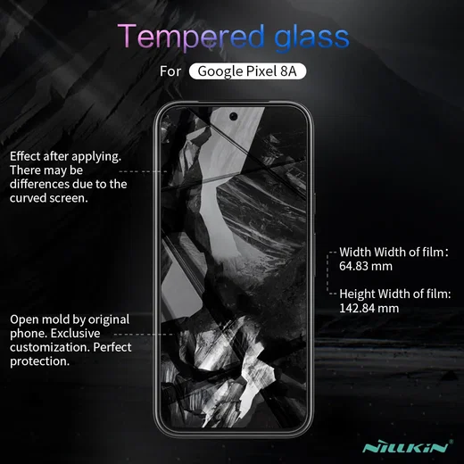 Nillkin H+ Pro Google Pixel 8a Screen Protector Tempered Glass afbeelding 15