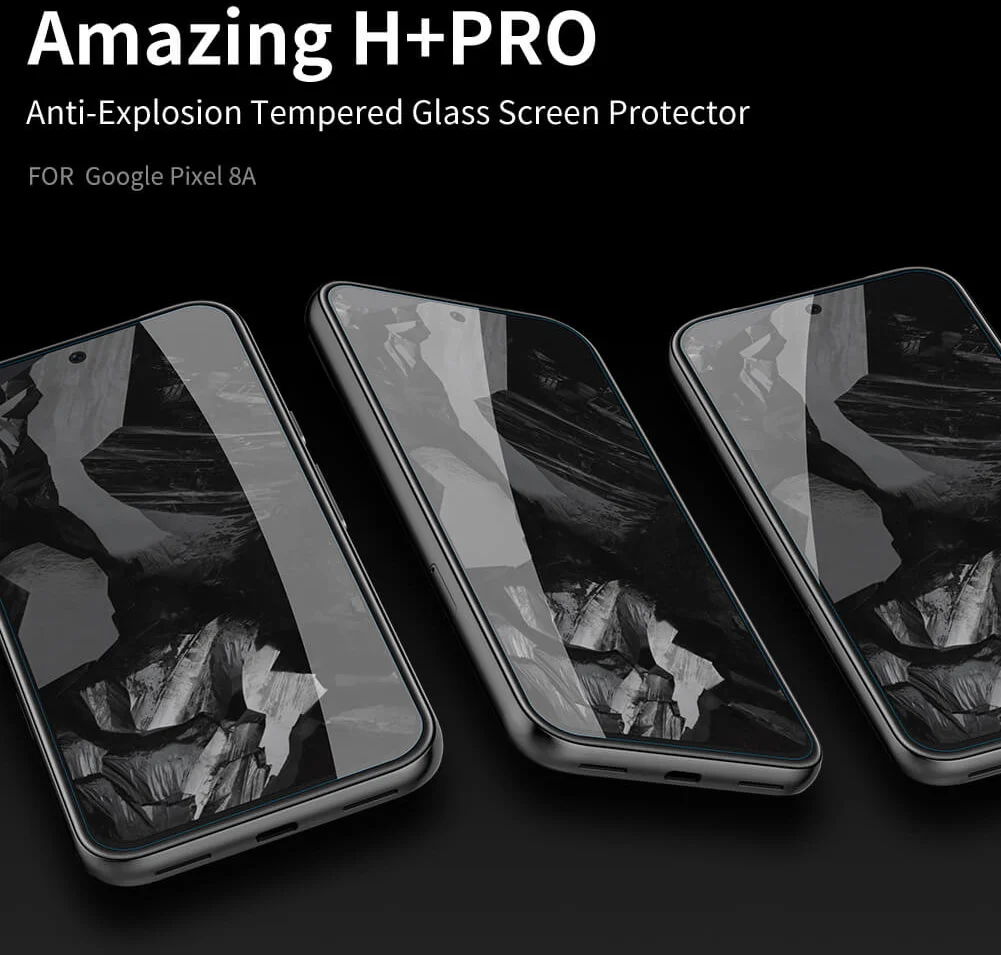 Nillkin H+ Pro Google Pixel 8a Screen Protector Tempered Glass afbeelding 3