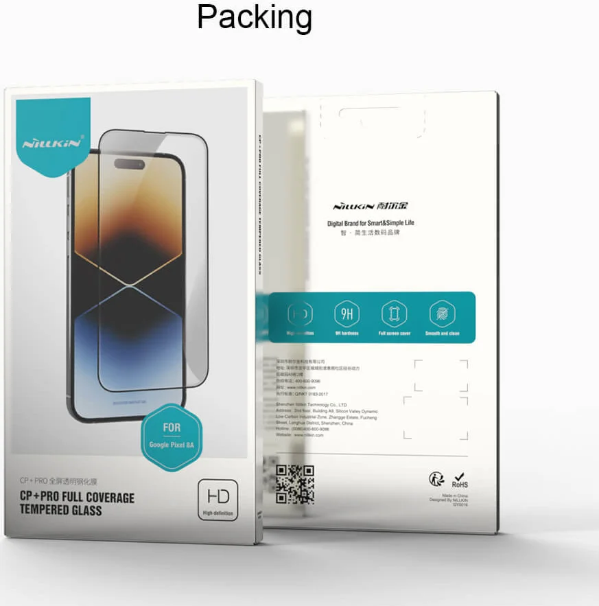 Nillkin Google Pixel 8a Screen Protector Anti-Explosie Tempered Glass afbeelding 21