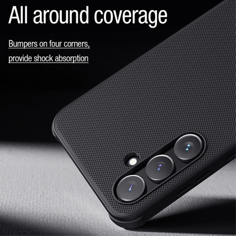 Nillkin Frosted Shield Samsung Galaxy A55 Hoesje MagSafe Zwart afbeelding 7