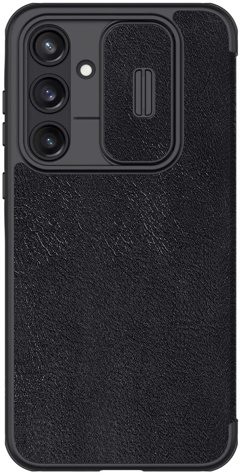 Nillkin Qin Pro Samsung Galaxy A55 Hoesje Book Case met Camera Slider Zwart afbeelding 2