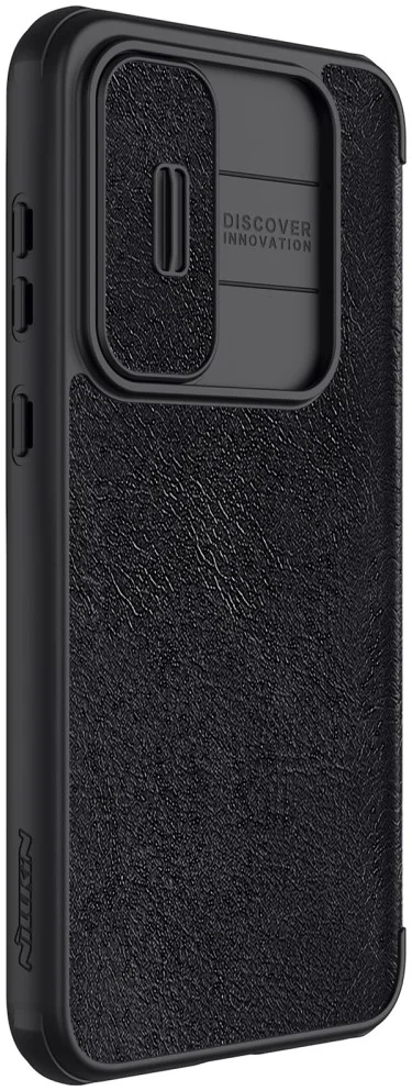 Nillkin Qin Pro Samsung Galaxy A55 Hoesje Book Case met Camera Slider Zwart afbeelding 7
