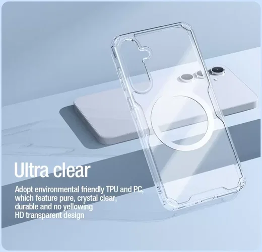 Nillkin Nature Pro Samsung Galaxy A55 Hoesje MagSafe Back Cover Wit afbeelding 6