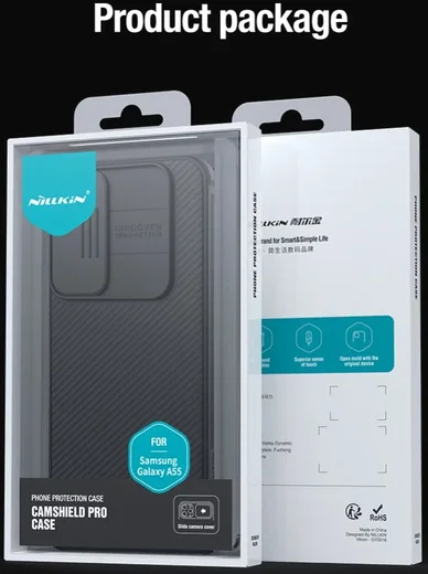Nillkin CamShield MagSafe Samsung Galaxy A55 Hoesje Camera Slider Zwart afbeelding 18