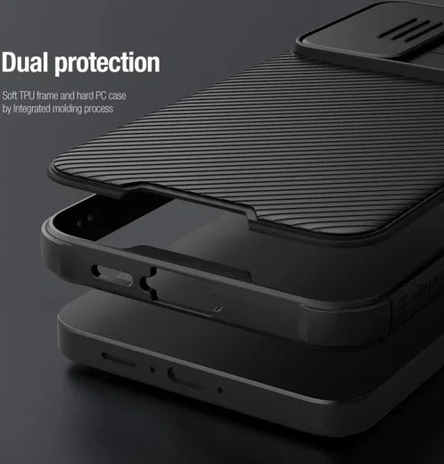 Nillkin CamShield MagSafe Samsung Galaxy A55 Hoesje Camera Slider Zwart afbeelding 7