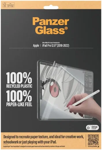 PanzerGlass GraphicPaper Ultra-Wide iPad Pro 12.9 (2018-2022) Screen Protector afbeelding 2