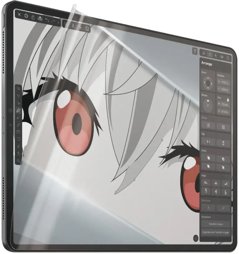 PanzerGlass GraphicPaper Ultra-Wide iPad Pro 12.9 (2018-2022) Screen Protector afbeelding 4
