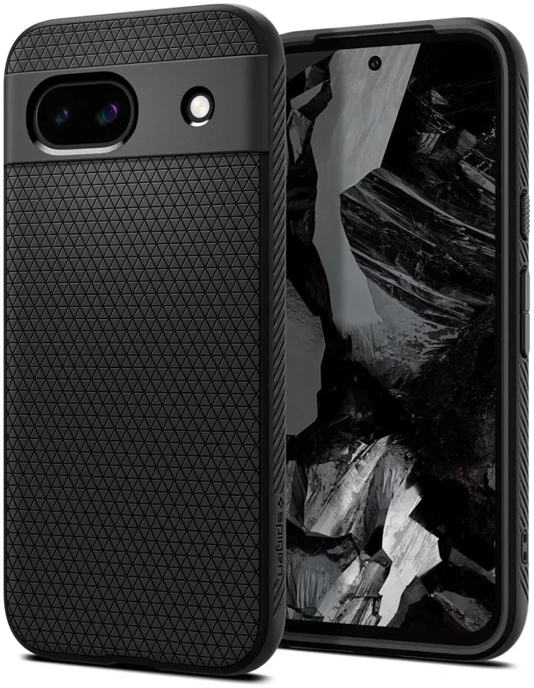 Spigen Liquid Air Google Pixel 8a Hoesje Back Cover Zwart afbeelding 2