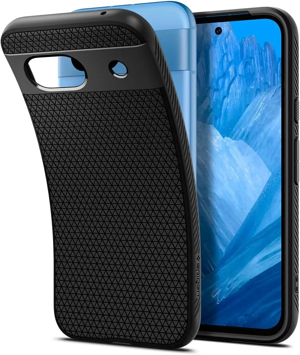 Spigen Liquid Air Google Pixel 8a Hoesje Back Cover Zwart afbeelding 1