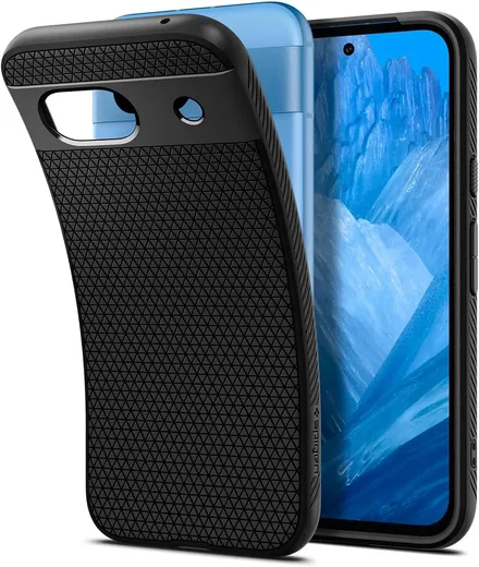Spigen Liquid Air Google Pixel 8a Hoesje Back Cover Zwart afbeelding 1