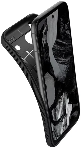 Spigen Liquid Air Google Pixel 8a Hoesje Back Cover Zwart afbeelding 3