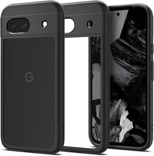 Spigen Ultra Hybrid Google Pixel 8a Hoesje Back Cover Zwart afbeelding 1