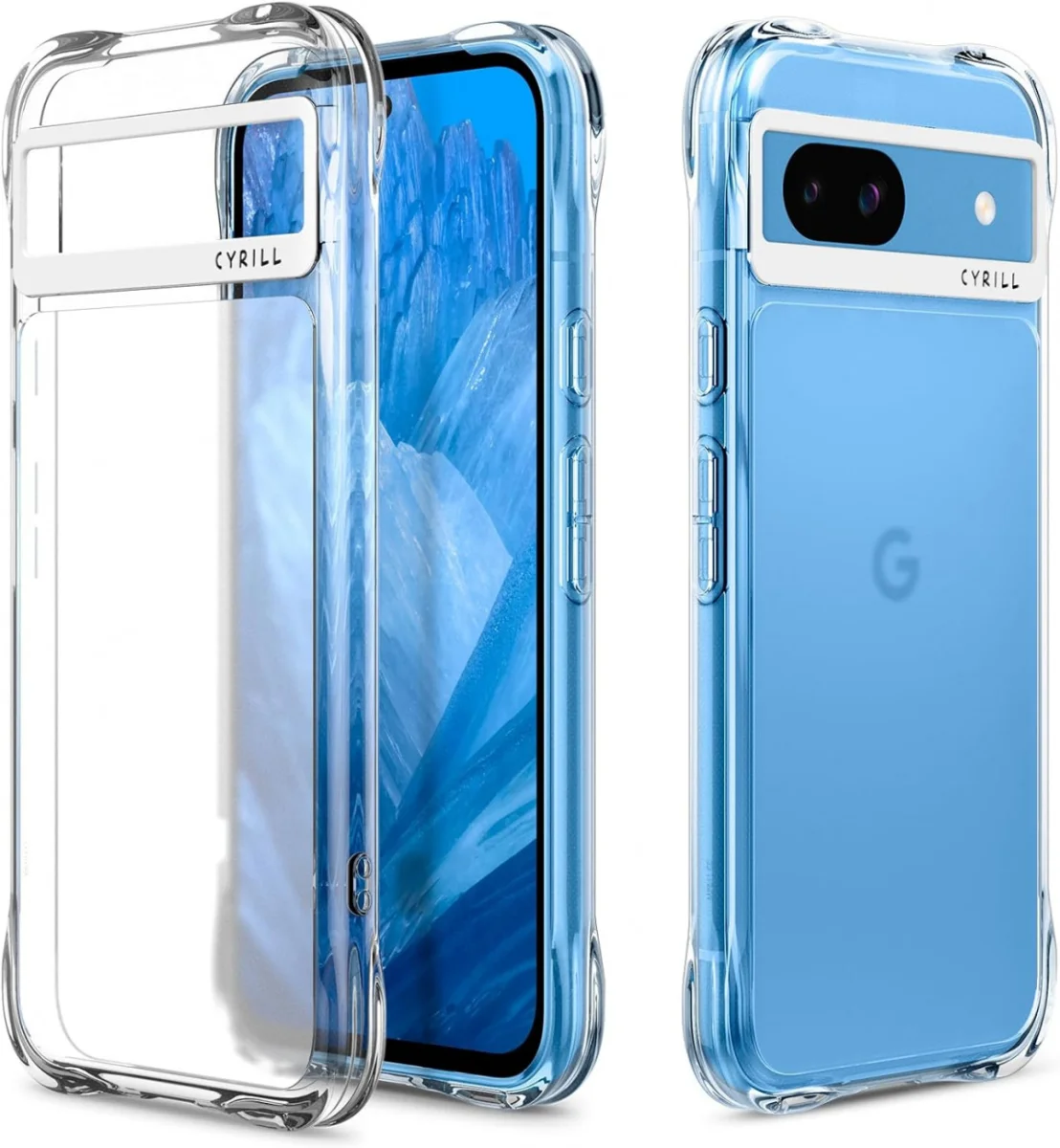 Spigen Cyrill Cecile Google  Pixel 8a Hoesje Back Cover Mat Transparant afbeelding 1