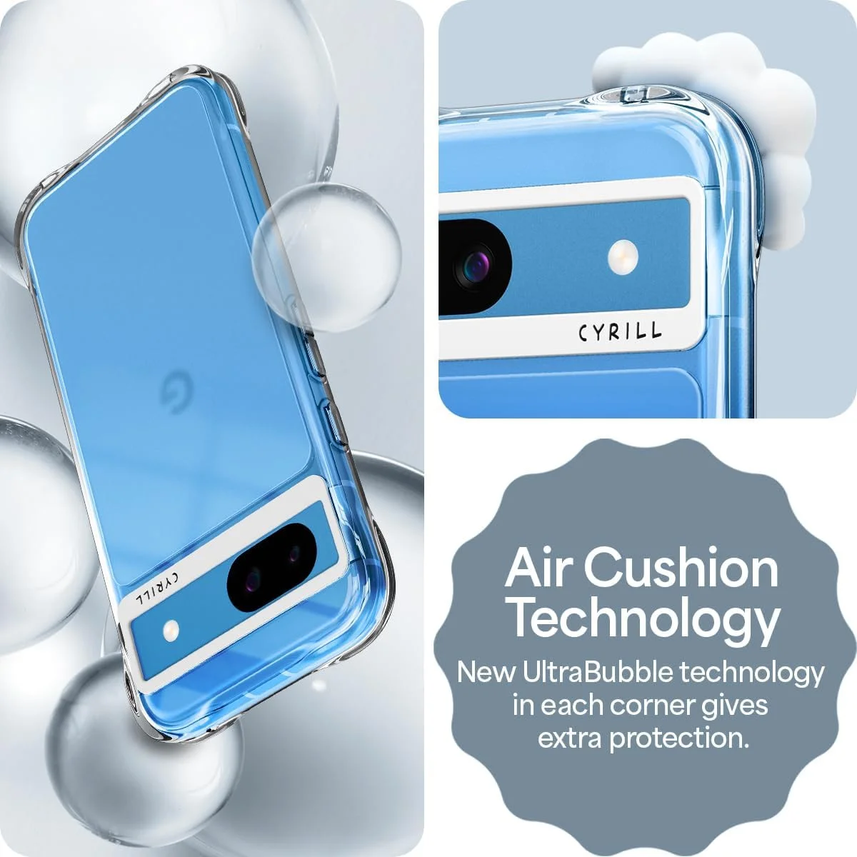 Spigen Cyrill Cecile Google  Pixel 8a Hoesje Back Cover Mat Transparant afbeelding 4