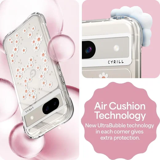 Spigen Cyrill Cecile Google Pixel 8a Hoesje Back Cover White Daisy afbeelding 5